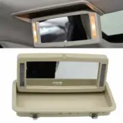 1X Rear Row Sun Visor Vanity Makeup Mirror W/ Light Lamp For Jaguar XJ 2010-2019 (for: Jaguar)