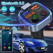 Car Bluetooth Adapter Kit Wireless FM Radio Transmitter Handsfree Calling Audio