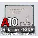 A10 7860K GODAVARI FM2 AMD 處理器,帶 R7 RADEON 圖形集成 7870K 7890K