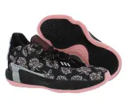 Adidas Dame 7 Unisex Shoes Size 4, Color: Black/None/Silver Metallic
