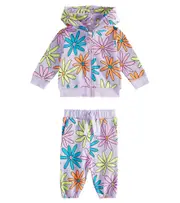 [Stella McCartney Kids] Stella McCartney Kids Baby printed cotton fleece tracksuit M 3 multicoloured