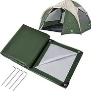 Insulated Tent Floor Mat, Thickened Insulated Tarpaulin, Waterproof, Foldable Portable Camping Tent, Tarpaulin, Tent Footprint for Camping, Beach Picnic Outdoor