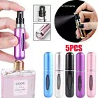 5pc Travel Portable Mini Refillable Perfume Atomizer Bottle Scent Pump Spray 5ml