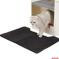 在飛比找蝦皮商城優惠-貓砂墊雙層可折疊墊貓砂盒地毯