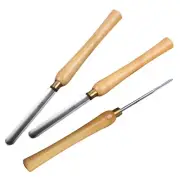 Roughing Spindle Gouge Woodturning Tools Durable HSS Chisels Wooden Handle Lathe