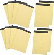 TEMPNAP 12 Pads College Ruled Notebook Paper Legal Pad Notepad Paper Lined Notebooks