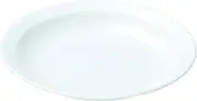 Ogiso Outlet 7.9 inches (20 cm) Large Plate, Rim, Deep Plate, Pasta Plate, Curry Plate, Pancake Plate, Children's Dish, Dishwasher, Microwave, Break-Resistant, Lightweight, Ceramic, Reinforced