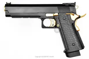 【原型軍品】全新 II Bell HI-CAPA IPSC全金屬瓦斯手槍 金色 24BEL-795