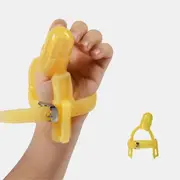 Nmaov Baby Finger Guard Adjustable Thumb Sucking Stop Silicone Thumb Sucking Treatment Protector Cover Yellow