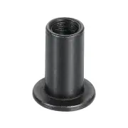 M6x15mm Hex Socket Head Insert Nut Screw Post Sleeve Nut Black Oxide 30pcs