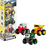 Tonka Monster Metal Movers 3-Pack Dump Truck, Garbage Truck & EMT Truck