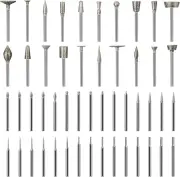 Stone Carving Set Diamond Burr Bits Compatible with Dremel, 50PCS Polishing Kits