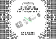 FAB FA48014 1/48 J-10 WS-10 Engine TVC Exhaust Nozzles For TRUMPETER KIT