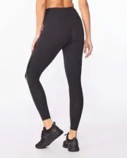 2XU Motion Hi-Rise Compression Tights - Black/Nero, Women's Sports Athletic Ru