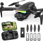 F417 FPV Drone with Camera 1080P HD Dual Camera, 90° Adjustable Angle, LED Strip