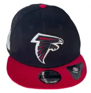 New Era 9Fifty Men's Cap NFL Team Atlanta Falcons Baycik Black Snap Back Hat 950