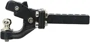 Metal RC Tow Link - Metal RC Crawler Trailer Tow Hook, RC Crawler Trailer Shackle | Hitch Trailer Hook Ball Buckle Simulation Link Component, Metal Tow Shackle Lock Catch for SCX6 1/6 RC Crawler