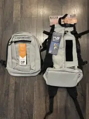 NWT K9 Sport Sack Plus 2 Removable Pack Dog Carrier Backpack Small Gray