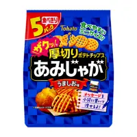在飛比找momo購物網優惠-即期品【日本東鳩】厚切網狀洋芋片鹽味75g