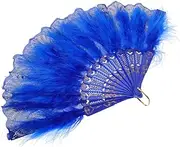 [HORIALENCE] Handmade Chinese Style Hand Fan Folding Dance Fan for Parties Weddings and Cultural Events