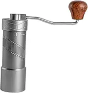 yuksok Handheld Coffee Grinder Ground Coffee Machine Espresso Coffee Hand Grinder for Picnic Office Coffee Lover Gift Birthday Gifts, Gray