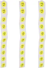 30PCS NFC Tags NFC Stickers Compatible, 504 Bytes Memory Fully Programmable(Yellow)