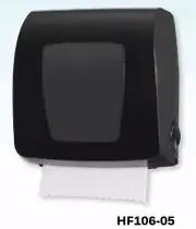 Dispensing Dynamics 6″ Mini Auto-Cut Towel HF106-35 Towel Dispenser Black