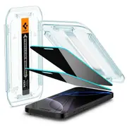 SPIGEN iPhone 16 Pro Max Screen Protector, 6.9 2024 Genuine EZ Fit Privacy Tempered Glass 2PCS for Apple