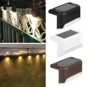 LED Solar Powered Fence Wall Lights Garden Lamp StepPath Outdoor`A Decking R1X7