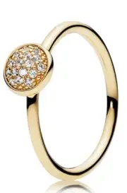 PANDORA Dazzling Droplet Ring - Clear CZ - 150187CZ-54