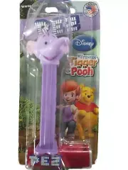 Pez Dispenser Disney Winnie The Pooh, Huffalump, Lumpy Purple Carded
