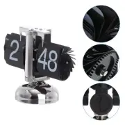 Digital Wall Clock Clocks for Living Room Turning Page Parent Office