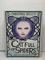 Christina Ricci Cat Full of Spiders (Tarot Deck & Guidebook) Fan Gift, New *READ