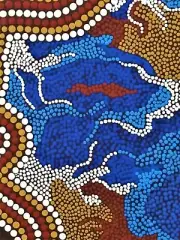 Aboriginal Print by Jen Bailey (Kamilori Tribe) 'Tribes'