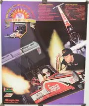 Snap-on Tools Advertising Poster Doug Herbert 4-time IHRA World Champion Vintage
