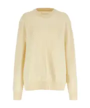 Jil Sander Crewneck Dropped Shoulder Jumper IT52,IT50,IT48 Nude