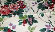 NEW 2 Waverly Pleasant Valley Cotton Valances Grape Vine Roses 79" X 20" ea NOS