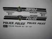 East Canton Ohio Police SUV Decals 1:64 two for one money