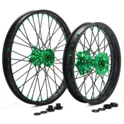 For Kawasaki 21/19 CNC Machined Wheels Kit KX125 KX250 06-13 KX250F KX450F 06-18