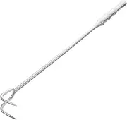 LIGIGWASH Stainless Steel Food Turner Hook Meat Hook for Barbecue Roasting Easy to Clean Heavy Duty Design for Food Service Settings Reusable Food Flipper Tool