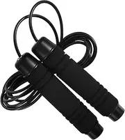 EXQUIMEUBLE Disguise Skipping Rope to Hide Money Hidden Safes Jump Rope Hidden Money Belt Travel Weighted Skipping Rope Small Money Ropes for Fitness Dorm Safe Black Plastic
