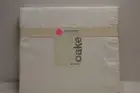 OAKE 300 THREAD COUNT FULL SIZE FITTED SHEET COLOR WHITE NEW
