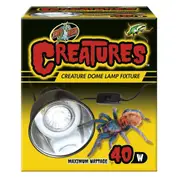 Creatures Max 40 Watt Dome Lamp Fixture for Insects & Invertebrates by Zoo Med