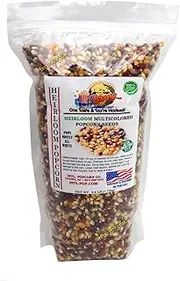 3.9 LB Heirloom Multi-colored Popcorn Kernels • Non-GMO • USA Grown • Low Calorie High Fiber Snack • Perfect Movie Night • All Natural, Vegan, Gluten Free • INTL POP