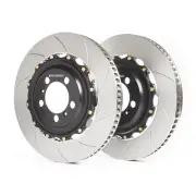 GiroDisc for 07-11 Nissan GT-R (R35) CBA 380mm Slotted Rear Rotors