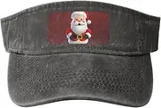 [RLDOBOFE] Sun Visor Hat Adjustable Empty Top Baseball Cap Cute Santa Claus Sun Hats for Women Men Sports Hats Summer Beach Cap