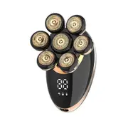 5 In 1 Men 7D Floating Men Electric Shaver Wet Dry Beard Hair Trimmer Electric Razor Rechargeable Shaving Machine LCD Display