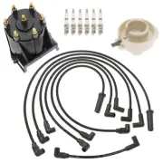ACDelco Ignition Kit Distributor Rotor Cap Wire Spark Plugs for Chevy GMC 4.3 V6