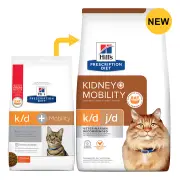 Hill's Prescription Diet K/D Kidney + J/D Mobility Chicken Flavour Dry Cat Food 2.8 Kg