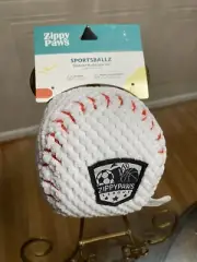 Zippy Paws Sportsballz Basketball Medium/Large Squeaky Plush Dog Toy 5”